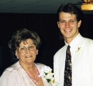 Jason with his Grandma Sophie